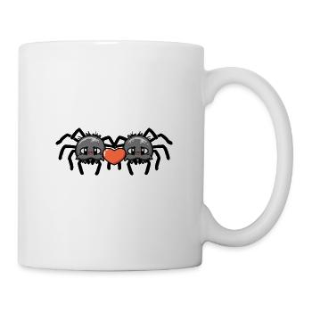 Tarantula Paar Valentinstag - Tasse - Weiß - Rechts