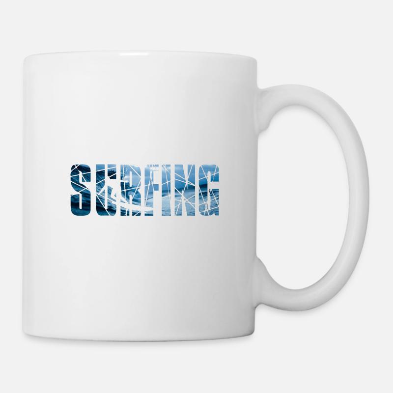 Surf Surfers Surfs Windsurfs Surf - Mug blanc - blanc