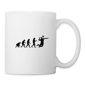 Volleyball, Volleyball player, Volleyball coach - Mug - white - Right