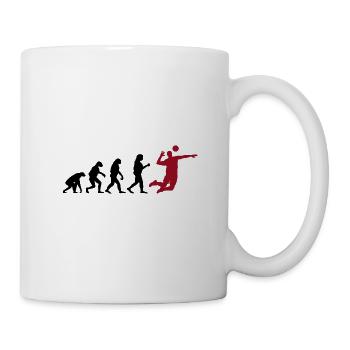 Volleyball, Volleyball player, Volleyball coach - Mug - white - Right