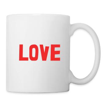 ICH LIEBE DICH. ICH HABE GERADE GEHEIRATET. Junggesellinnenabschied. VALENTINSTAG - Tasse - Weiß - Rechts