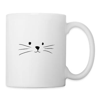 Cat Animal Nose Icon - Mug - white - Right