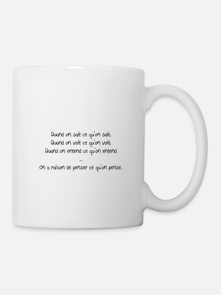 Citations - Mug blanc - blanc