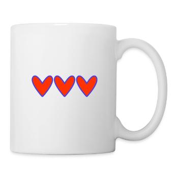 VALENTINE'S DAY. Bachelorette party. I LOVE YOU. I LOVE YOU. LOVE - Mug - white - Right