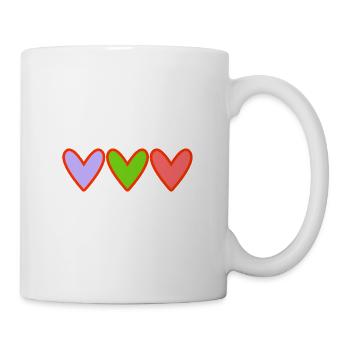 COUPLE. JUST MARRIED. Bachelorette party. VALENTINE'S DAY. LOVE. - Mug - white - Right