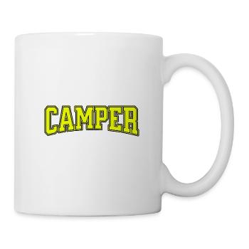CAMPER Style Rétro Varsity - Mug blanc - blanc - Droite