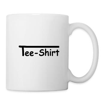 Tee Shirt - Tasse - Weiß - Rechts