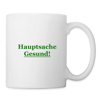 l’essentiel est un vert sain - Mug blanc - blanc - Droite