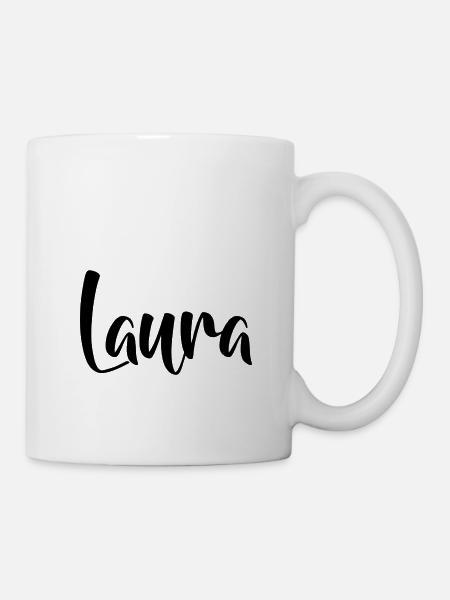 Name - Laura - Tasse - Weiß