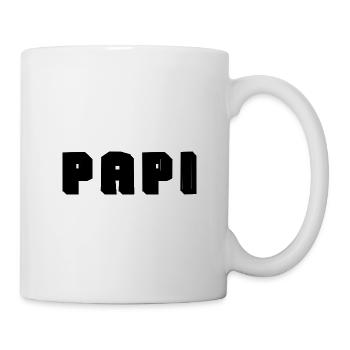 PAPI. PAPA. FÊTE DES PÈRES. BONNE FÊTE PAPA. BONNE - Mug blanc - blanc - Droite