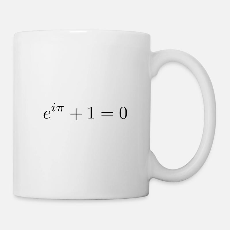 Identité d'Euler - Mug blanc - blanc