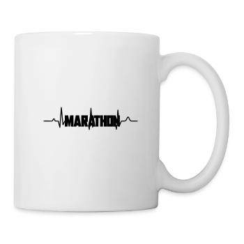 Marathon - Tasse - Weiß - Rechts