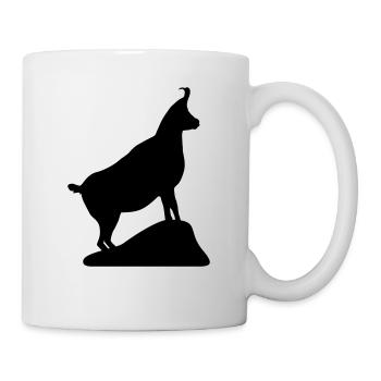 Ibex, capricorn - Gams, Gämse, Steinbock - Mug - white - Right