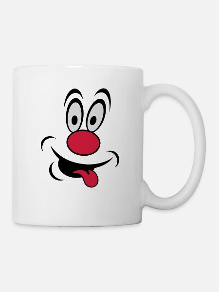 clown - Mug blanc - blanc