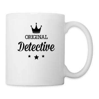 Original 3 étoiles luxe détective - Mug blanc - blanc - Droite