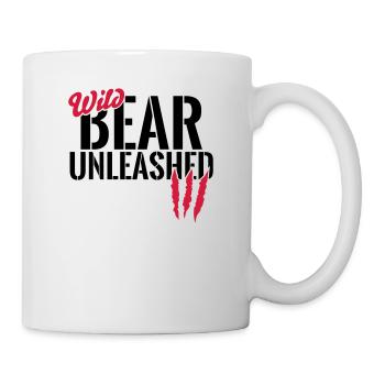 Ours sauvage déchaînés - Mug blanc - blanc - Droite