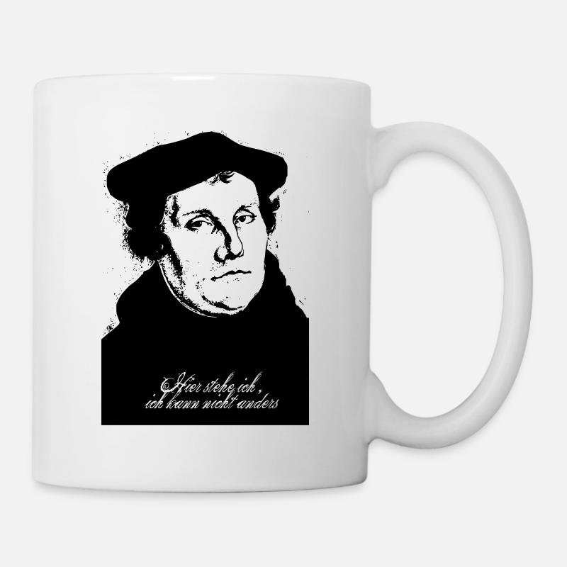 martin luther - Tasse - Weiß