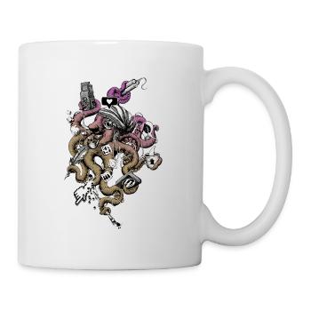 Octopus - Tasse - Weiß - Rechts