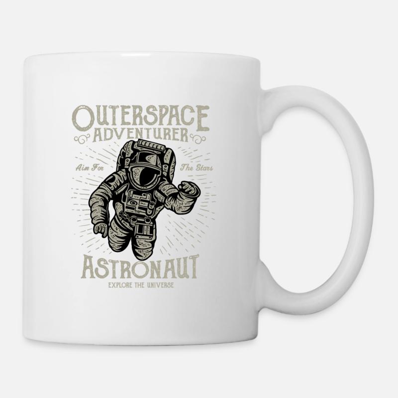 Astronaut, Space Adventure, Outerspace Adventure - Mug - white