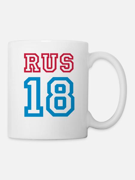 RUSSLAND 2018 - Tasse - Weiß