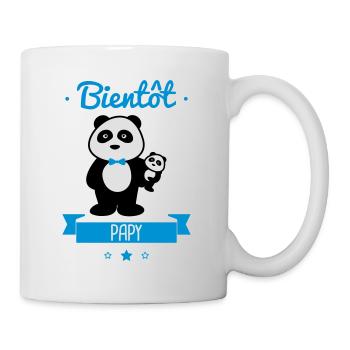 Bientôt Papy futur grand-père - Mug blanc - blanc - Droite