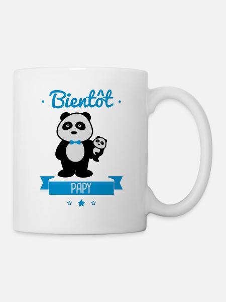 Bientôt Papy futur grand-père - Mug blanc - blanc