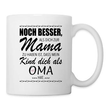 Muttertagsgeschenk Beste Mama Muttertag - Tasse - Weiß - Rechts