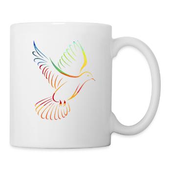 dove of peace - Mug - white - Right