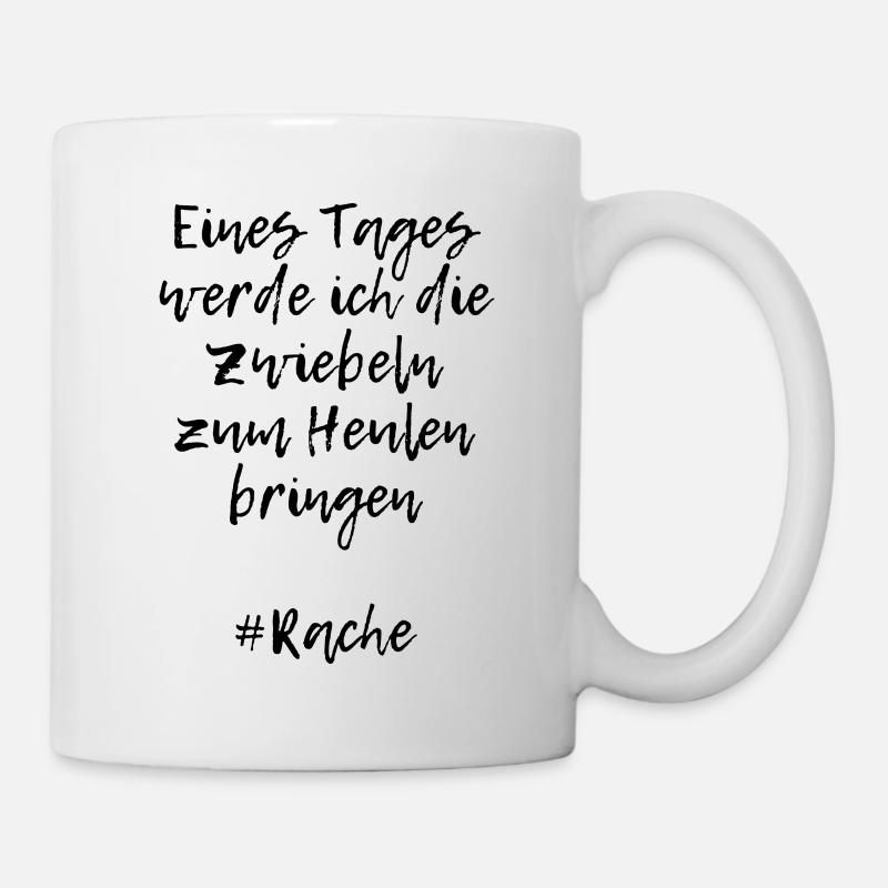 Zwiebeln - Tasse - Weiß
