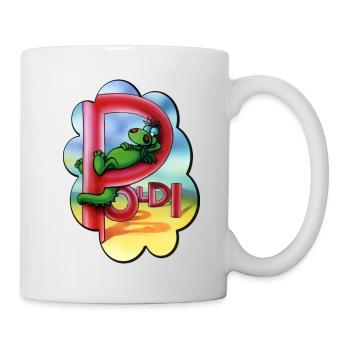 Poldi von HALLO SPENCER - Tasse - Weiß - Rechts