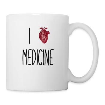 I love medicine / I LOVE MEDICINE - Mug - white - Right