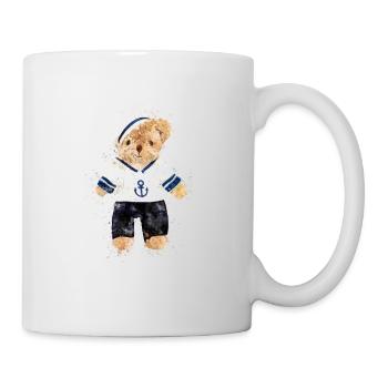 teddy bear sailor - Tasse - Weiß - Rechts