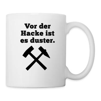 Glückauf Bergwerk Steiger Greeting Bergmann Zeche Pott - Mug - white - Right