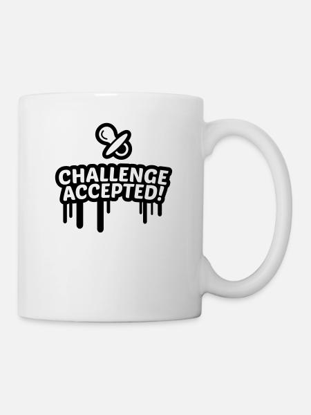 Dummy challenge accepted 1c. - Mug - white