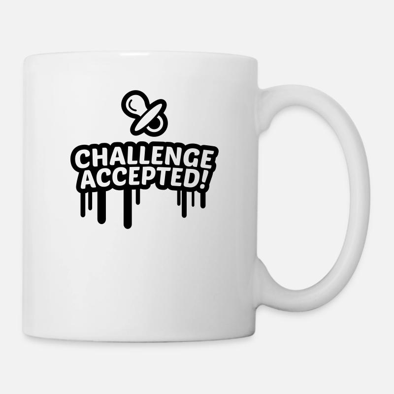 Dummy challenge accepted 1c. - Mug - white