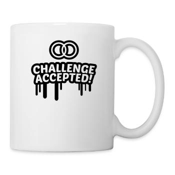 Hochzeit challenge accepted 2c - Tasse - Weiß - Rechts