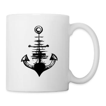 Anchor, Anchor, Globetrotter Bstyled Casual Fashion - Mug - white - Right