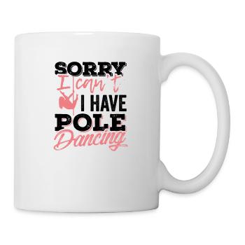 poledance pole dance girl pole dancing Geschenk - Tasse - Weiß - Rechts
