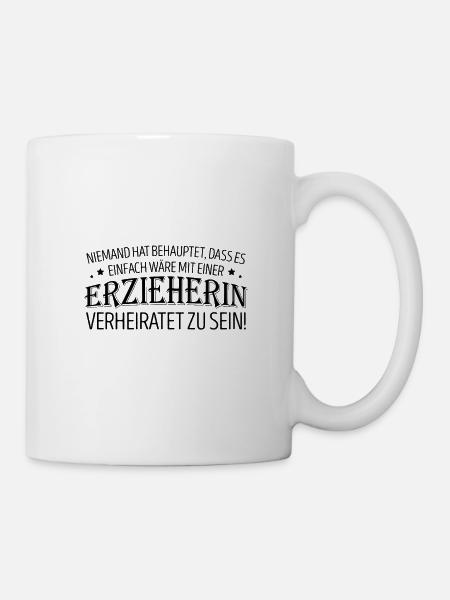 Erzieherin - Tasse - Weiß