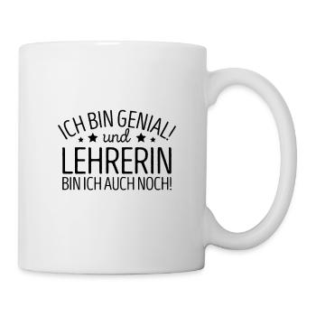 Lehrerin - Tasse - Weiß - Rechts