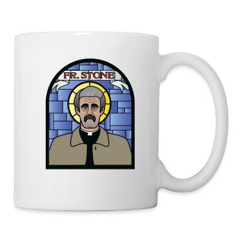 Pater Ted - Tasse - Weiß - Rechts