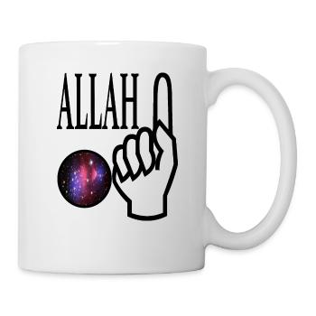 God gives it to Allah - Mug - white - Right