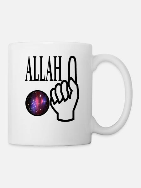 God gives it to Allah - Mug - white