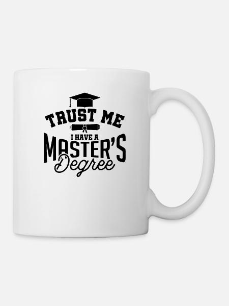 Abschluss Bachelor Master Uni FH Sponsion Geschenk - Tasse - Weiß