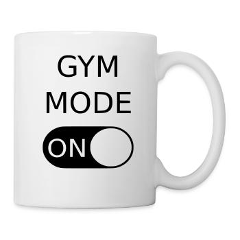 Gym Mode - Tasse - Weiß - Rechts