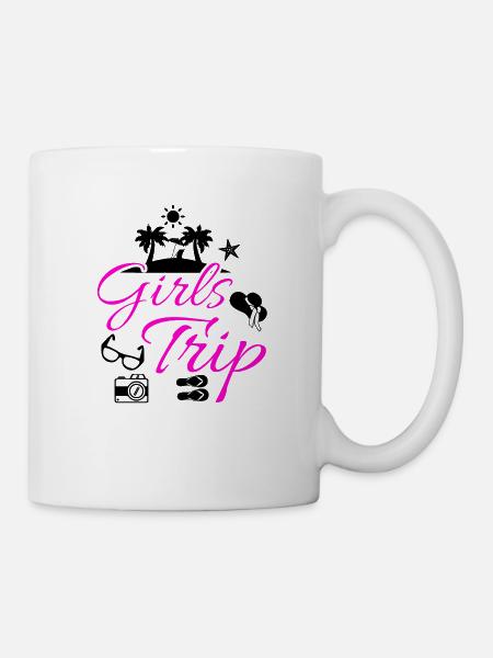 Mädelstrip Girls Trip Crew Mädelstour Mädelscrew - Tasse - Weiß