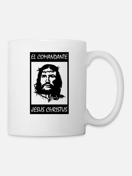 El Comandante Jesus Christus - Tasse - Weiß