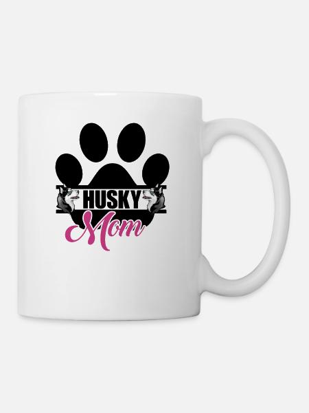 Husky Mom - Mug blanc - blanc