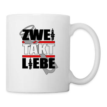 ZWEI TAKT LIEBE - Tasse - Weiß - Rechts