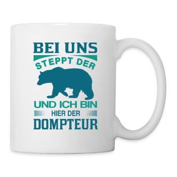 Chef Manager Vorgesetzter Arbeit Job Büro Familie - Tasse - Weiß - Rechts